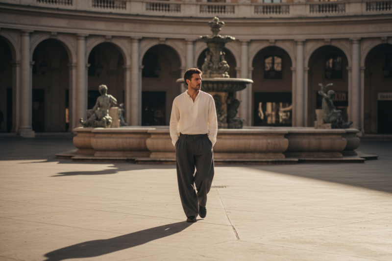 Wide-Leg Pants Are Everywhere Right Now—Here’s Why Guys Love Them