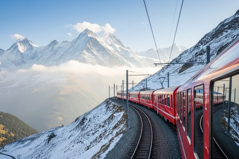 This Six Day Train Trip Around Switzerland Takes You to Europe’s Highest Railway