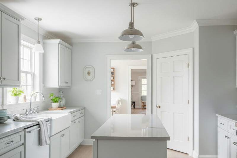These Kitchen Colors Create the Illusion of More Space