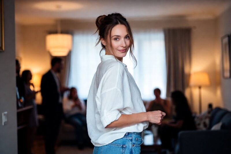 The Fuss-Free Outfit to Wear When Hosting a Party