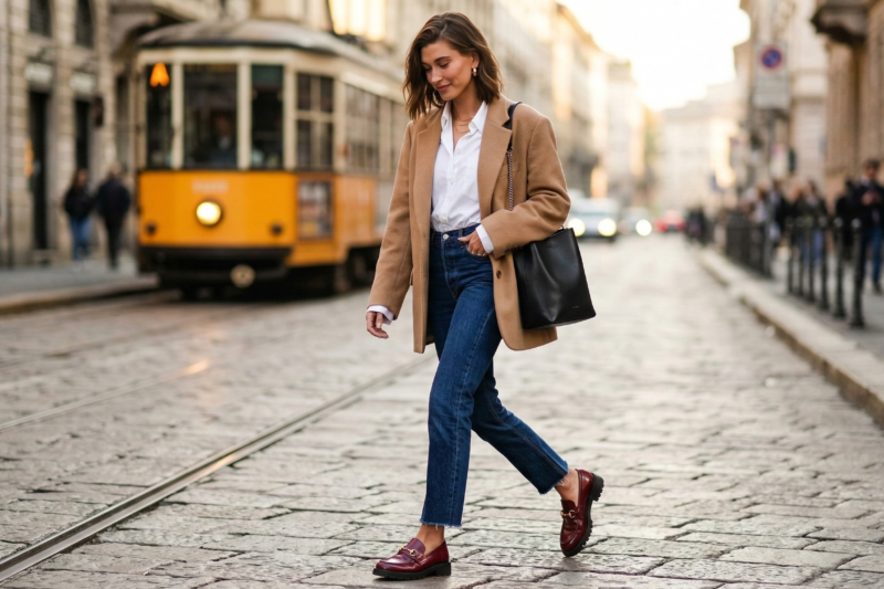 Hailey Bieber Keeps Wearing This Elegant Shoe Trend With Jeans and Trousers